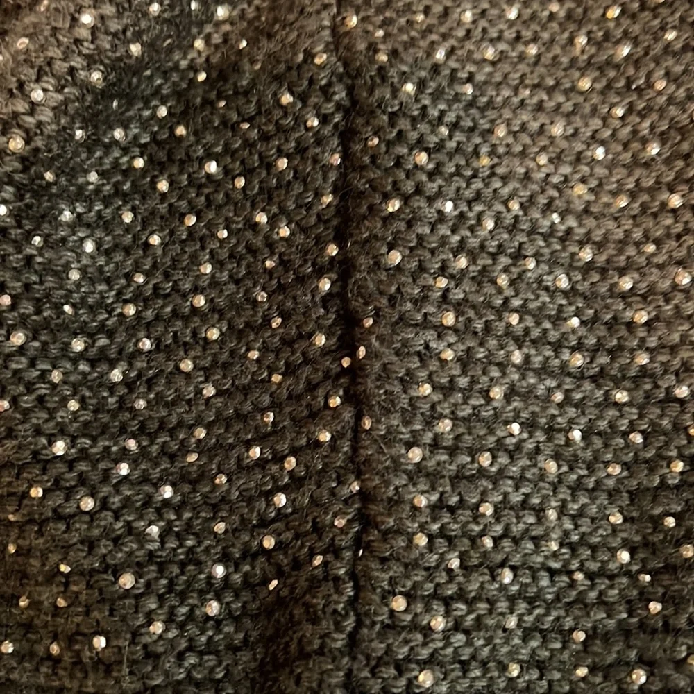 YES/NO sequin beanie‎ with pom pom